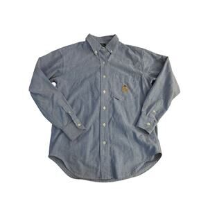 Vintage Lauren Ralph Lauren Button Down Shirt with Embroidered Crest Logo